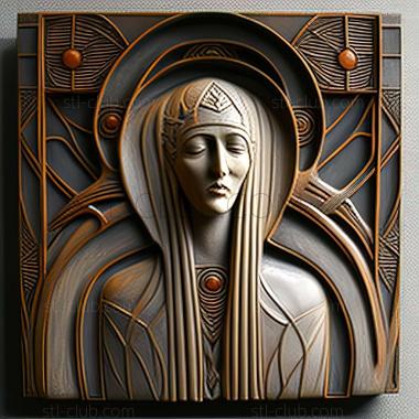 3D model Margaret Macdonald Mackintosh (STL)